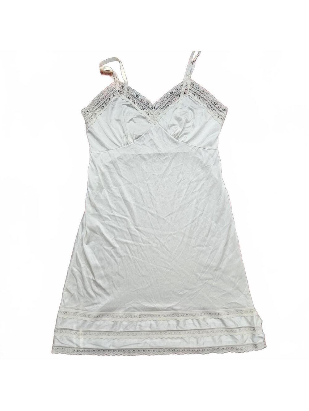 Vtg Lace Slip dress Southern Gothic Small